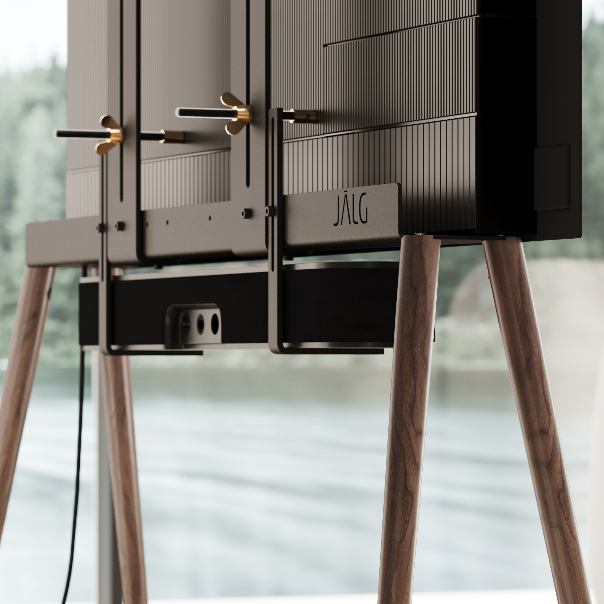 JALG TV-Stand Walnut 42" - 55"